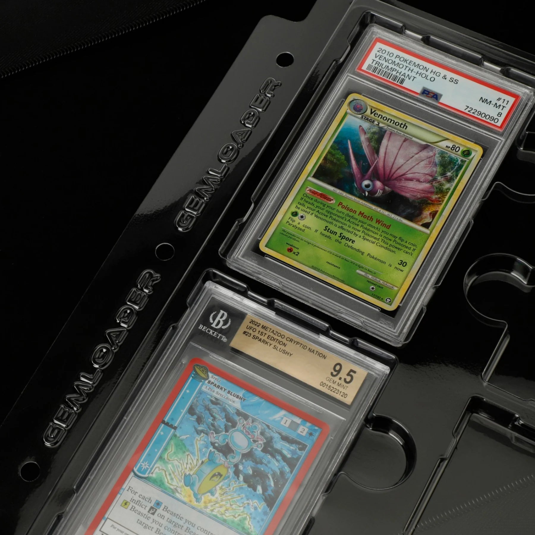 Gemloader Premium Graded Card Binder for PSA, BGS, Get Graded & other slabs