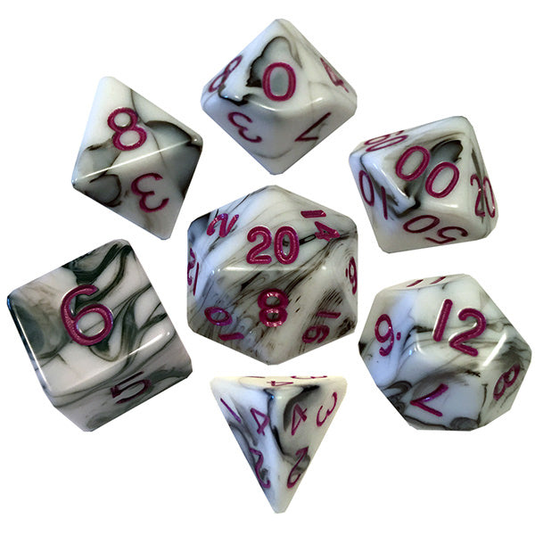 Fanroll - 16mm Acrylic Polyhedral Dice Set