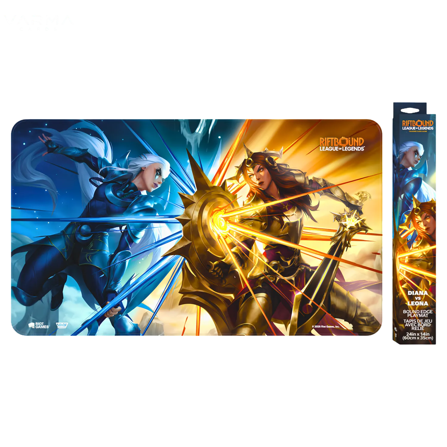 Riftbound League of Legends - Vendetta Playmat - Diana vs Leona