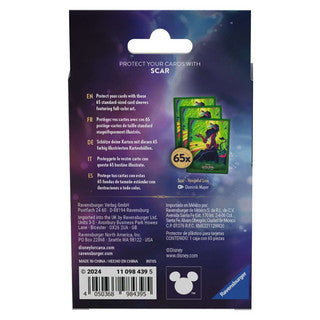 Disney Lorcana TCG: Azurite Sea - Scar - Card Sleeves