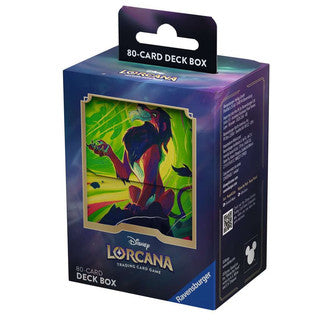 Disney Lorcana TCG: Azurite Sea - Scar - Deck Case