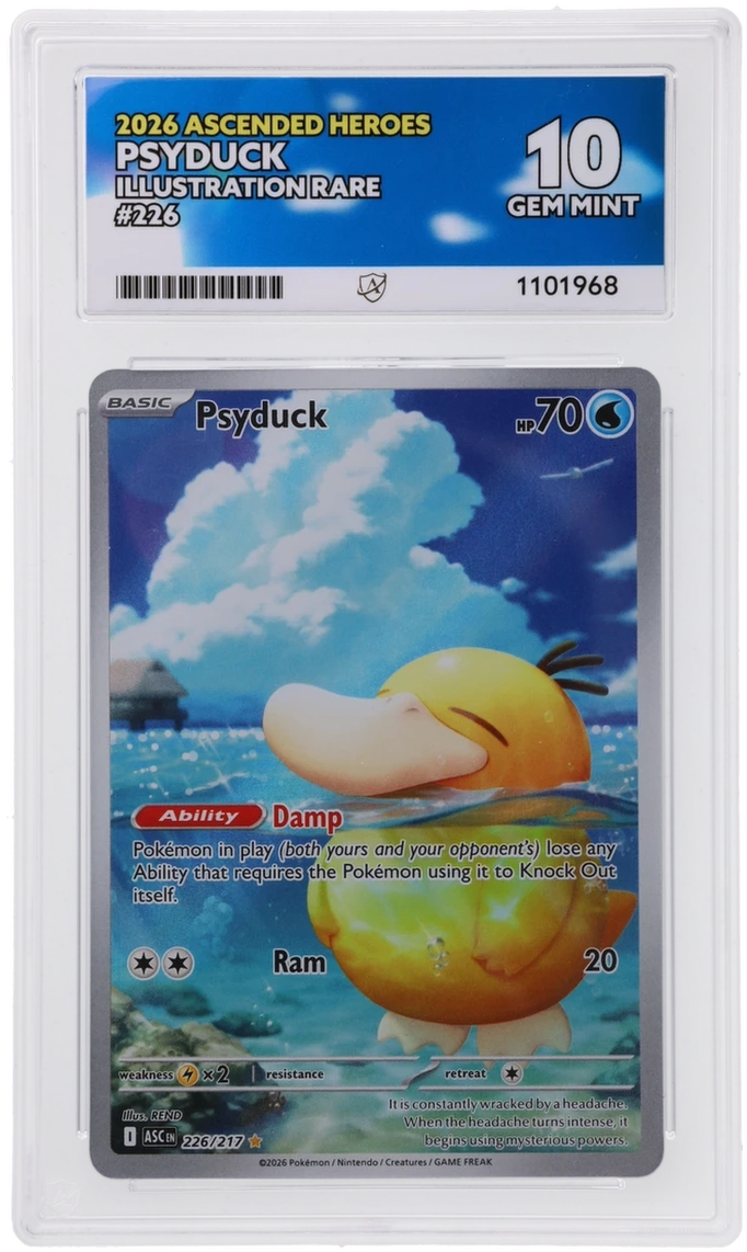 GRADED Psyduck 226 ACE 10