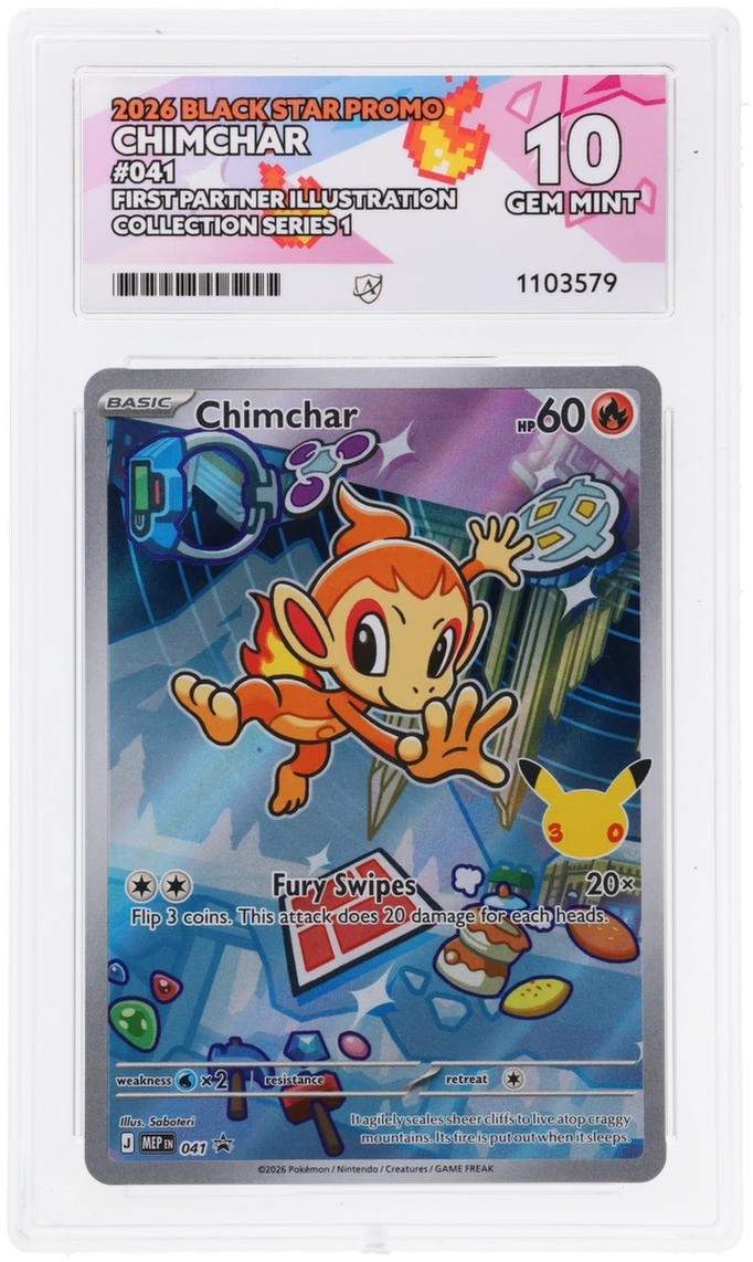 GRADED Chimchar 41 ACE 10