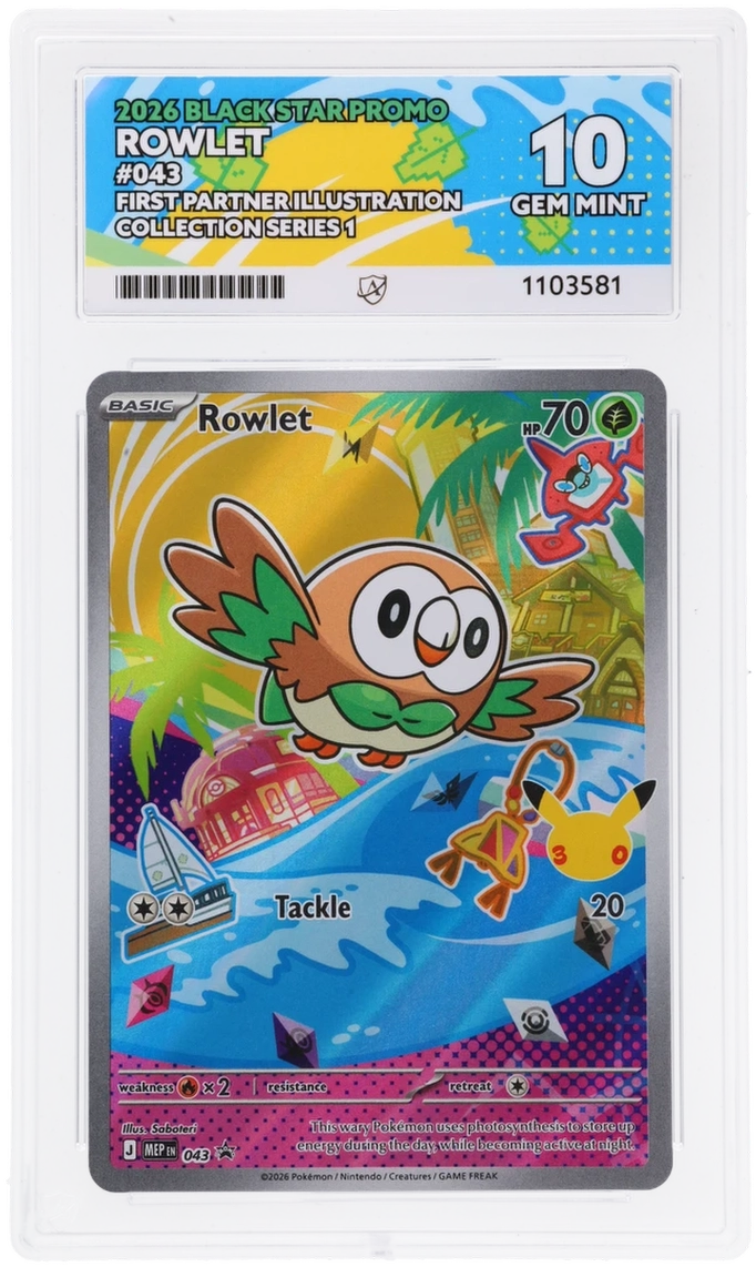 GRADED Rowlet 43 ACE 10