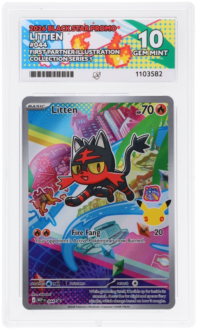 GRADED Litten 44 ACE 10