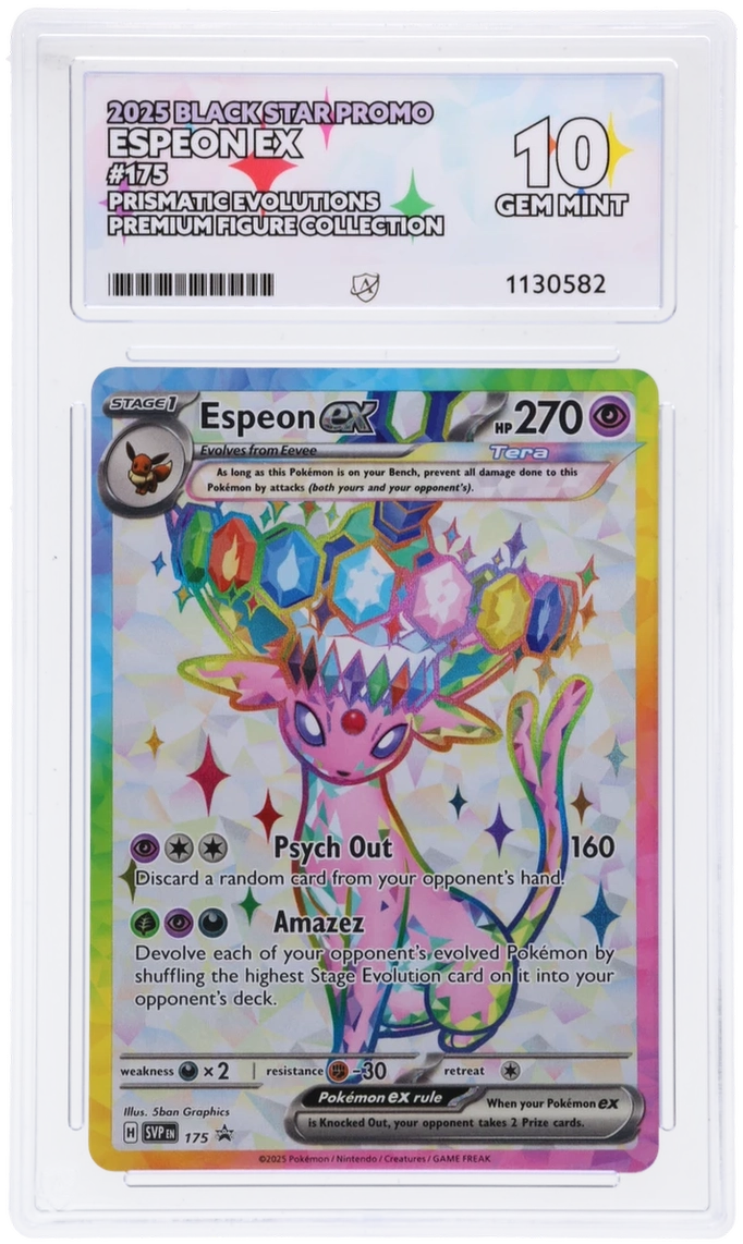 GRADED Espeon ex 175 ACE 10