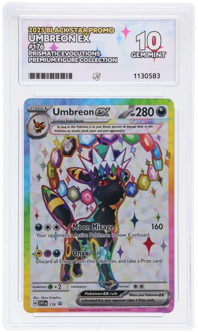 GRADED Umbreon EX 176 ACE 10