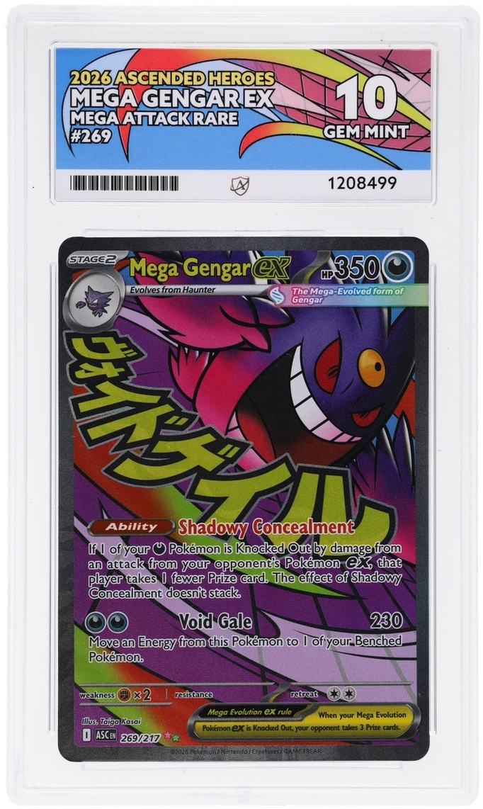 GRADED Mega Gengar ex 269 ACE 10