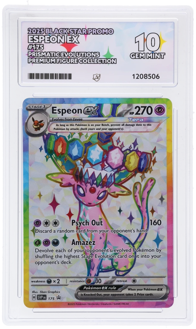 GRADED Espeon ex 175 ACE 10