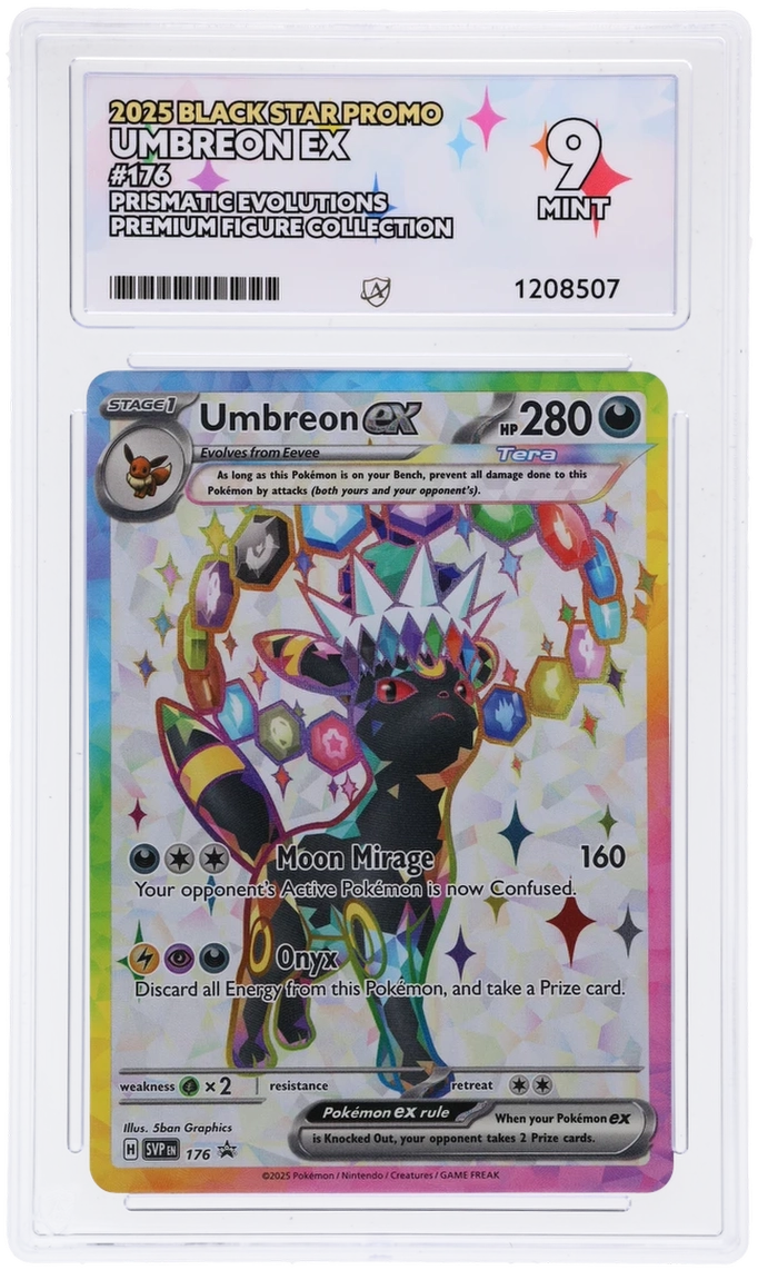 GRADED Umbreon ex 176 ACE 9