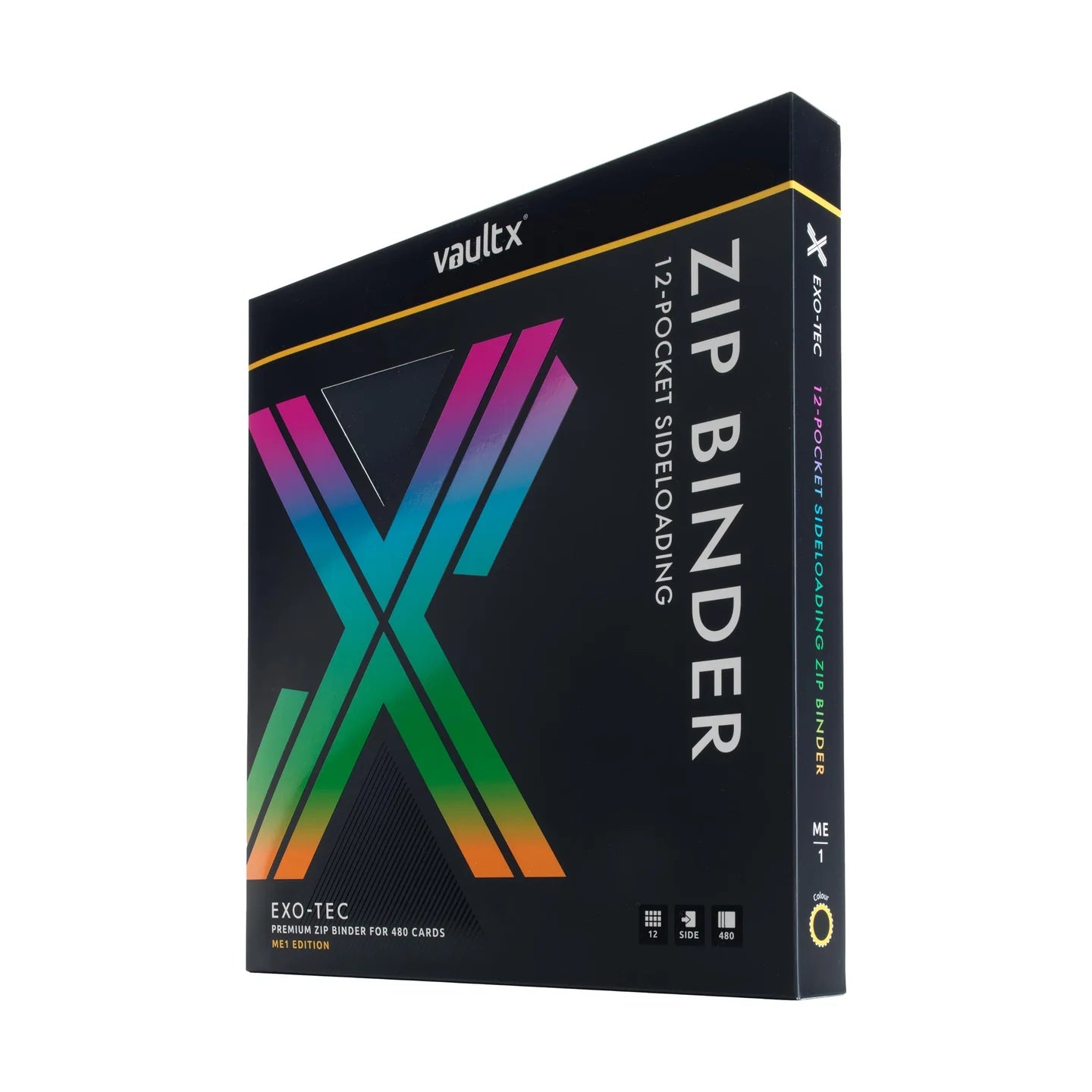 Vault X 9-Pocket ME1 Zip Binder