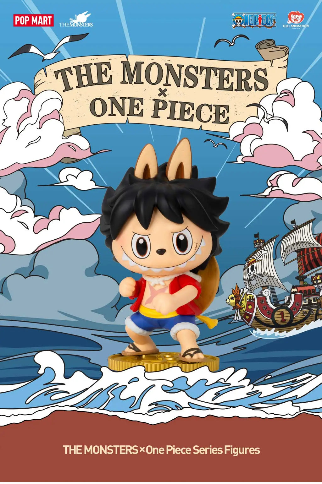 Pop Mart Labubu x One Piece Figurine Blind Box