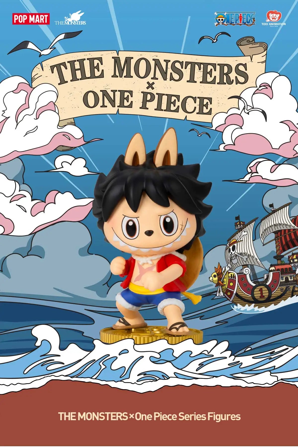 Pop Mart Labubu x One Piece Figurine Blind Box