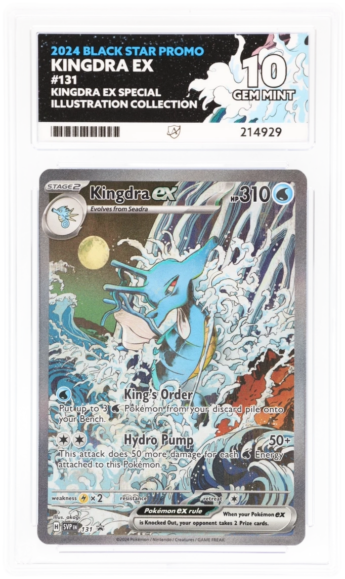 GRADED Kingdra ex 131 ACE 10