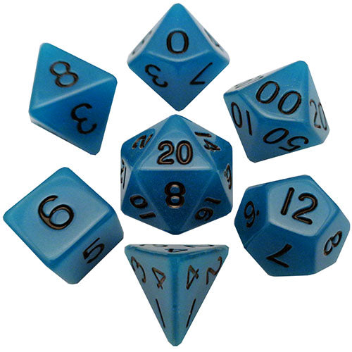 Fanroll - 16mm Acrylic Polyhedral Dice Set