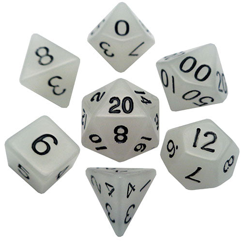 Fanroll - 16mm Acrylic Polyhedral Dice Set