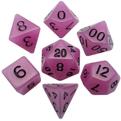Fanroll - 16mm Acrylic Polyhedral Dice Set