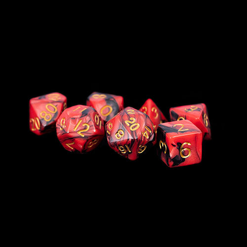 Fanroll - 16mm Acrylic Polyhedral Dice Set