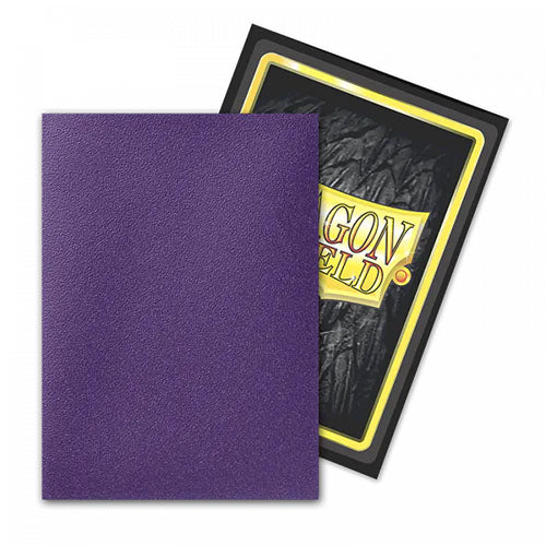 Dragon Shield - Dual Matte Art Standard Size Sleeves 100pk - Limited Edition Metallic Soul Purple