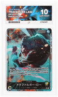 GRADED "Trafalgar Law — Royal Blood OP10-022 — ACE 10 GEM MINT"
