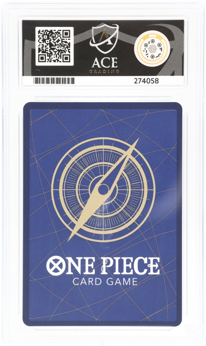 GRADED "Rebecca — Royal Blood OP10-058 — ACE 10 GEM MINT"