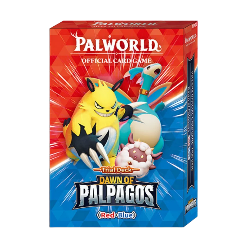 Palworld: Dawn of Palpagos Red-Blue Trial Deck