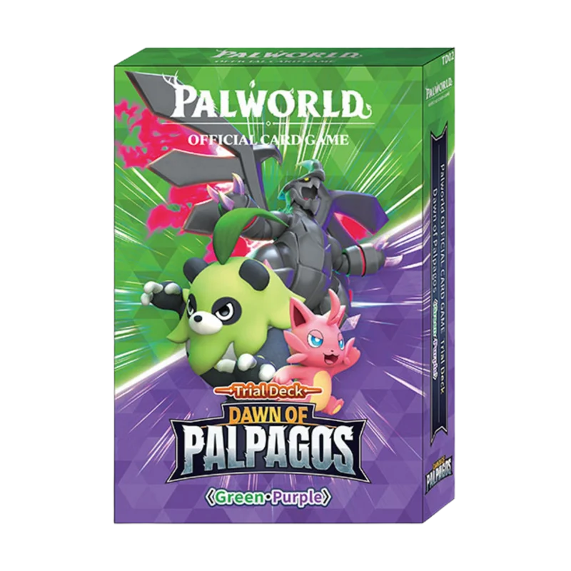 Palworld: Dawn of Palpagos Green-Purple Trial Deck