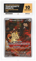 Team Rocket's Meowth - 203/182 - Destined Rivals - ACE 10 PERFECT SUB GRADES