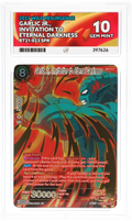 GRADED "Garlic Jr., Invitation to Eternal Darkness — WILD RESURGENCE BT21-023 — ACE 10 GEM MINT"