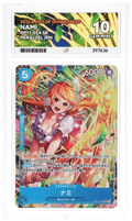 GRADED "Nami — A Fist Of Divine Speed OP11-054 — ACE 10 GEM MINT"