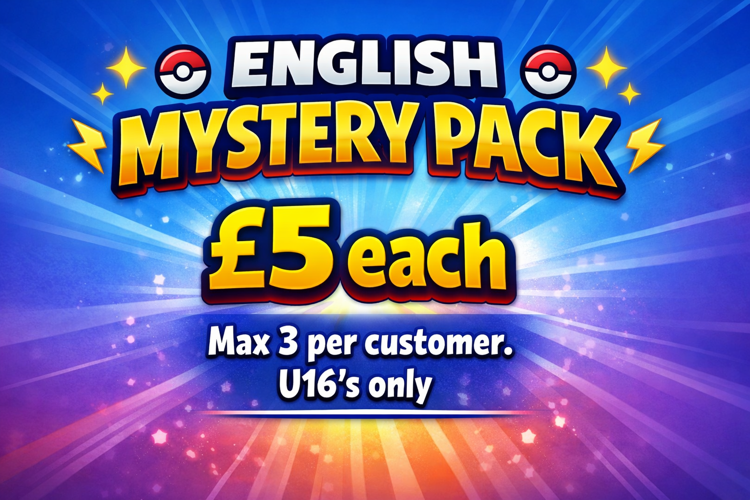 Mystery English booster pack (u16 only)