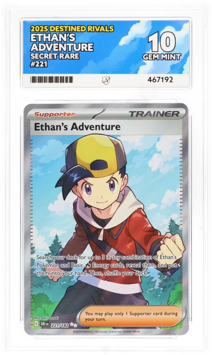 Ethan's Adventure 221/182 ACE 10 PERFECT SUB GRADES