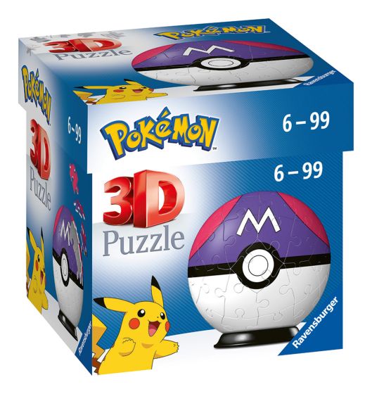 Pokemon Master Ball 54 Piece 3D Puzzle