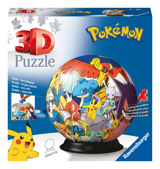 Pokemon 3D Puzzle, 72pc