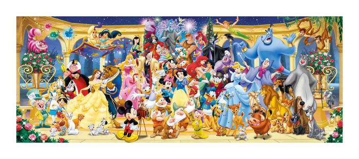 Disney Panoramic 1000 Piece Jigsaw Puzzle