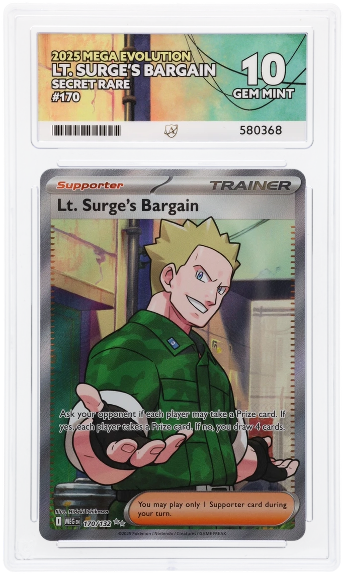 Lt Surge's Bargain #170 ACE 10 PERFECT SUB GRADES