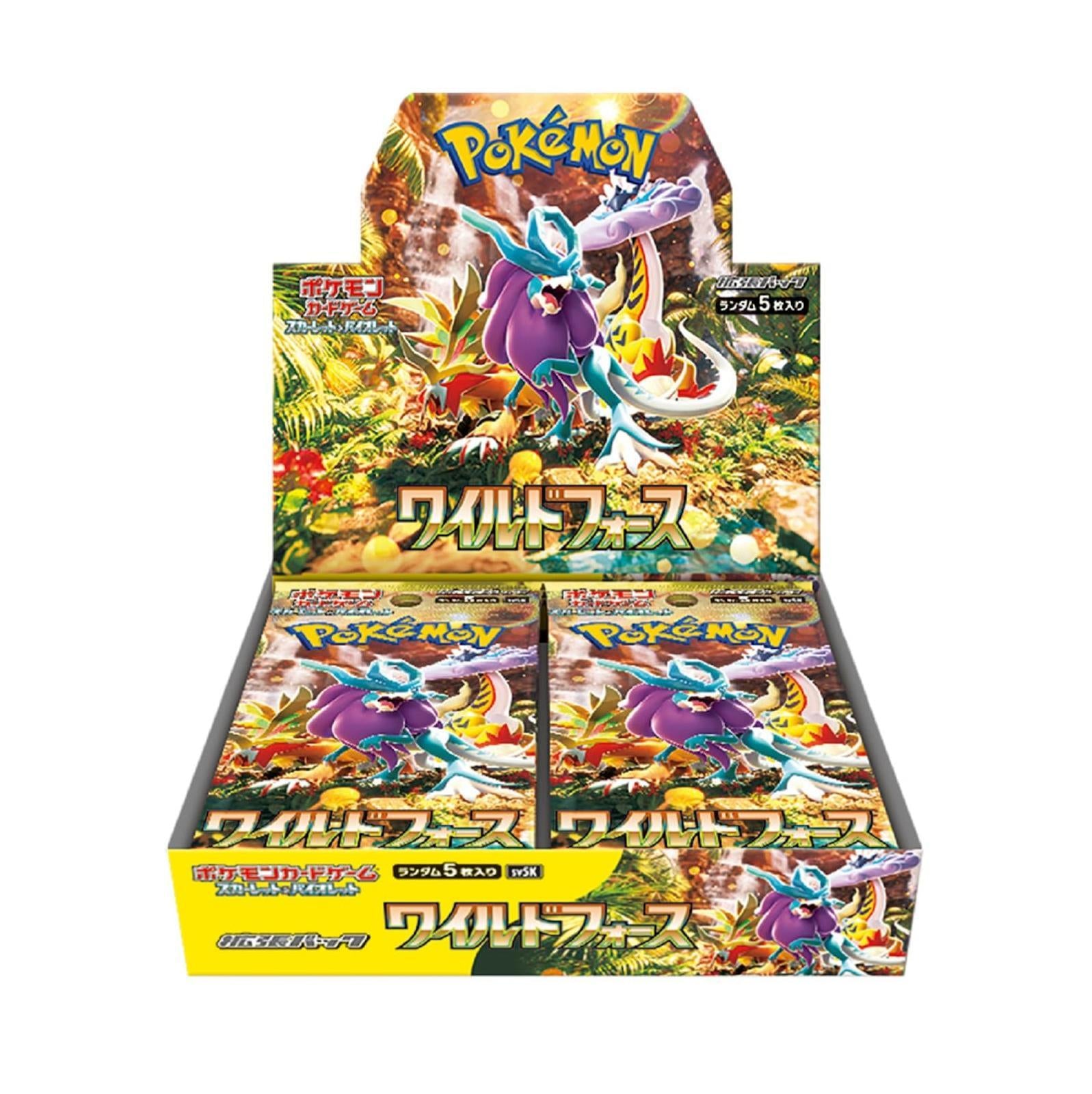 Pokemon Wild Force sv5K Japanese Booster Box