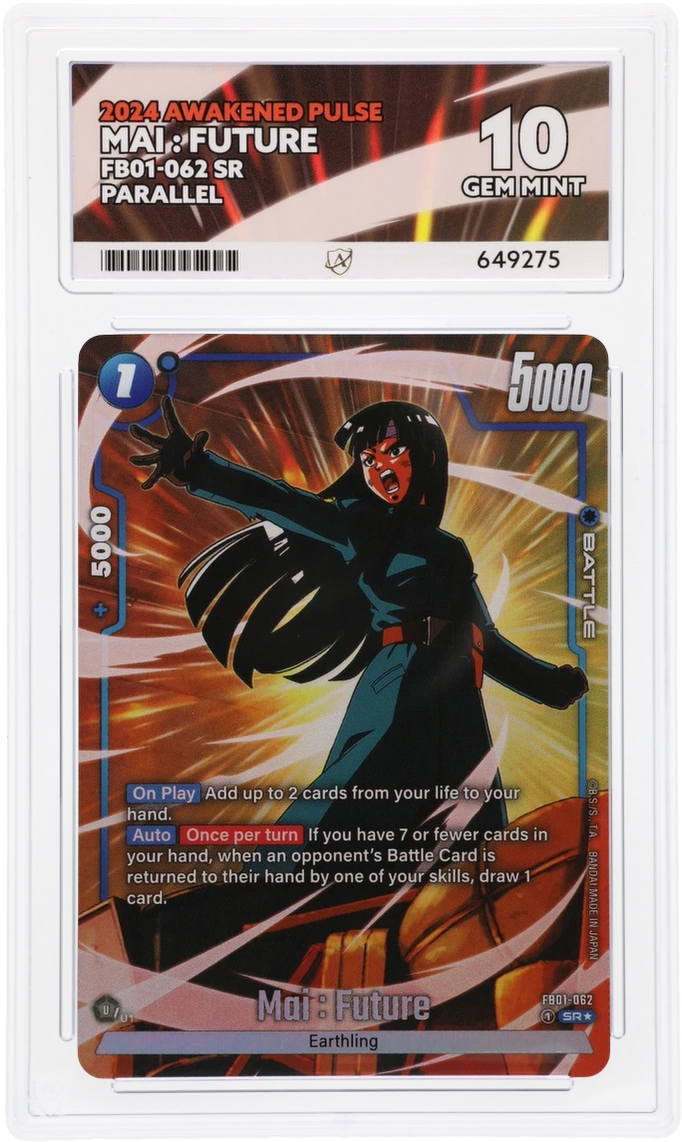 GRADED "Mai : Future — Awakened Pulse FB01-062 — ACE 10 GEM MINT"