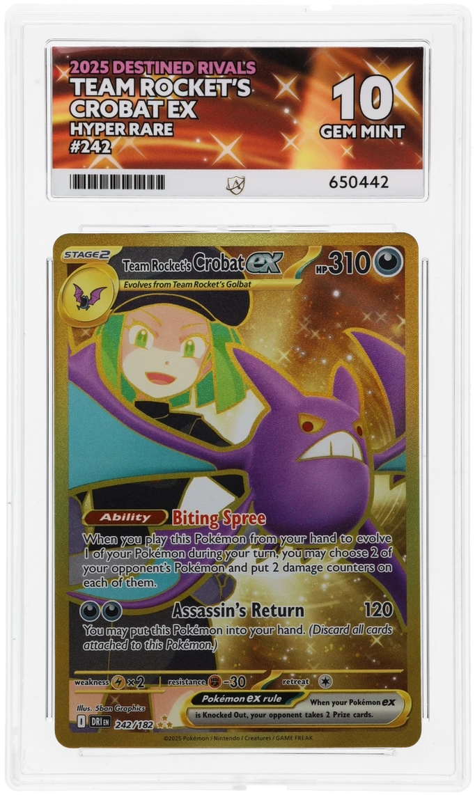 Team Rocket's crobat ex 242 ACE 10