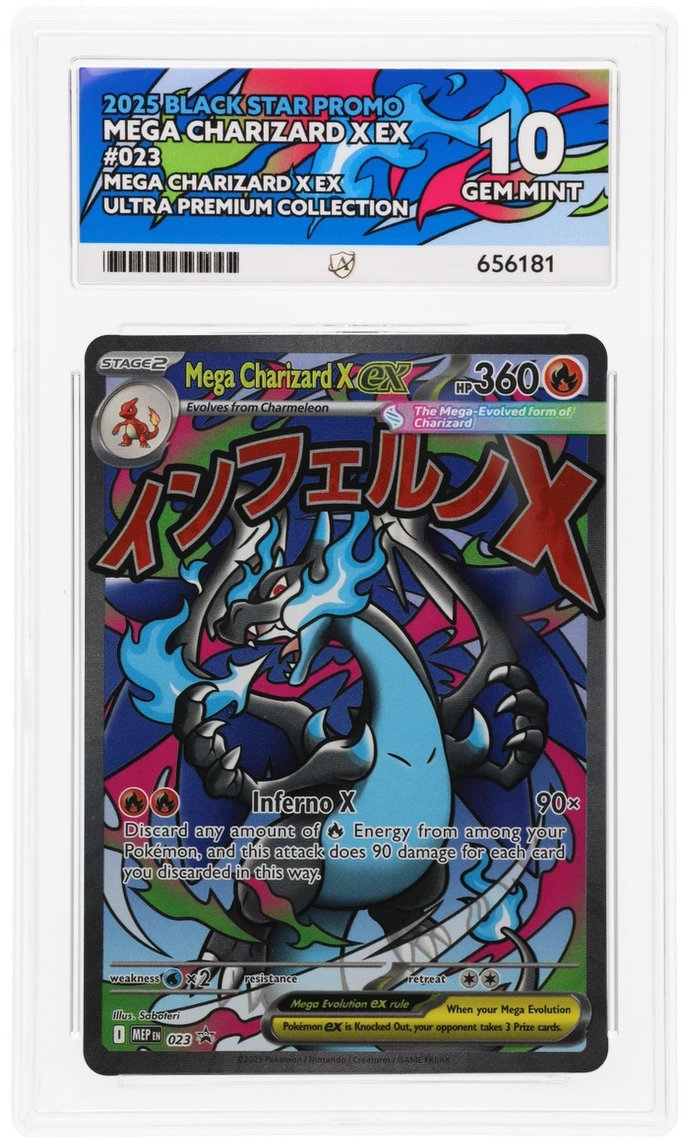 GRADED Mega Charizard X EX 23 ACE 10