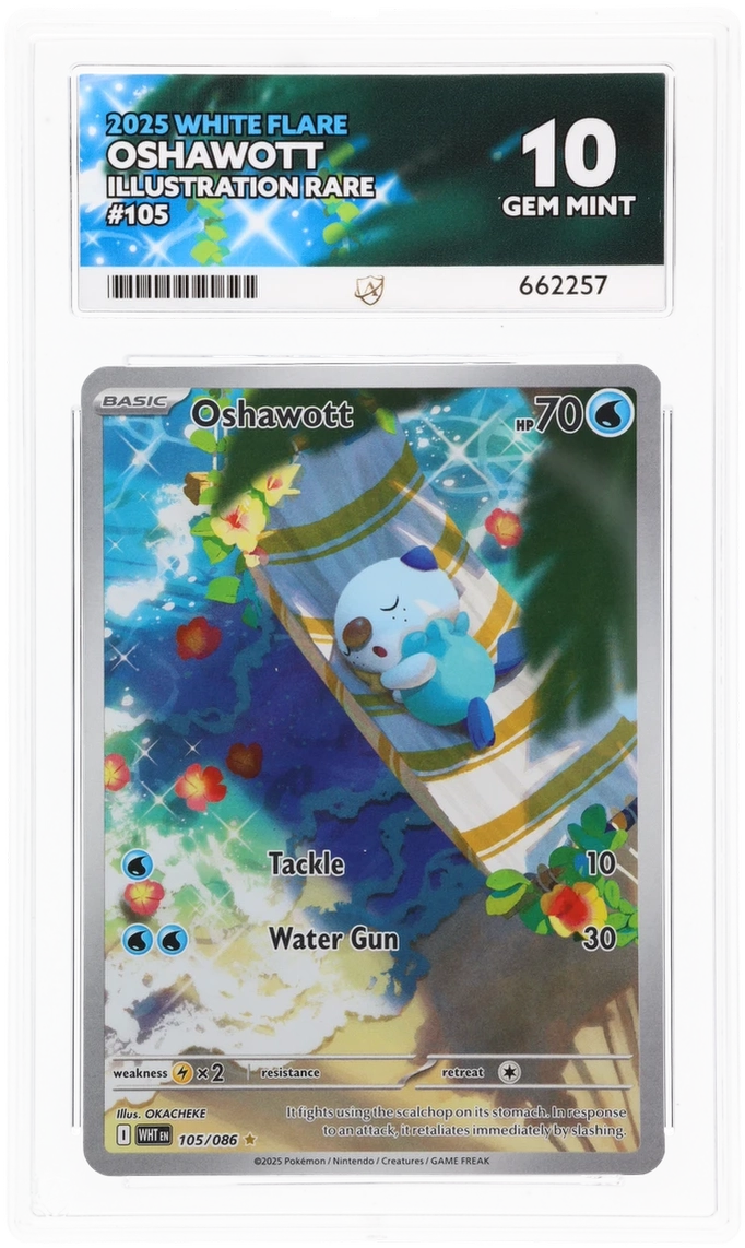 GRADED Oshawott 105 ACE 10
