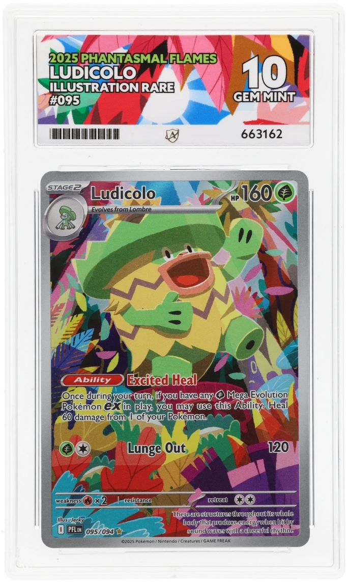 Ludicolo 95 ACE 10 PERFECT SUB GRADES