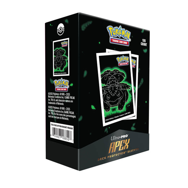 Ultra Pro - Pokemon - Neon Kanto - 105ct Apex Deck Protector Sleeves - Venusaur