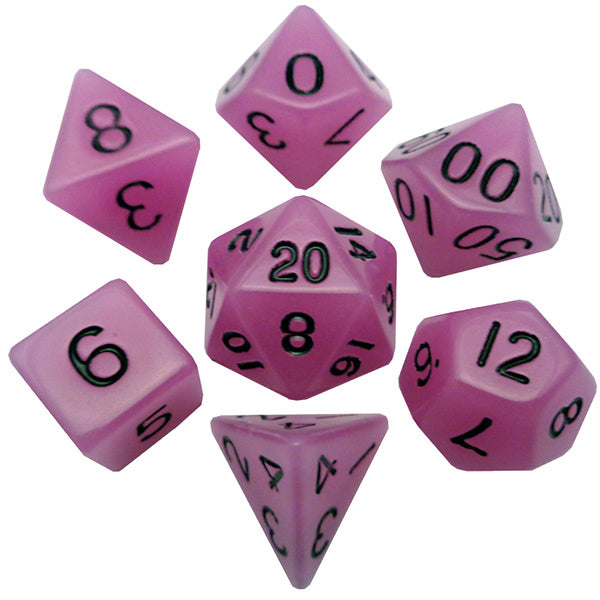 Fanroll - 16mm Acrylic Polyhedral Dice Set