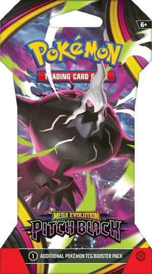 Pokemon Pitch Black Sleeved Booster Pack