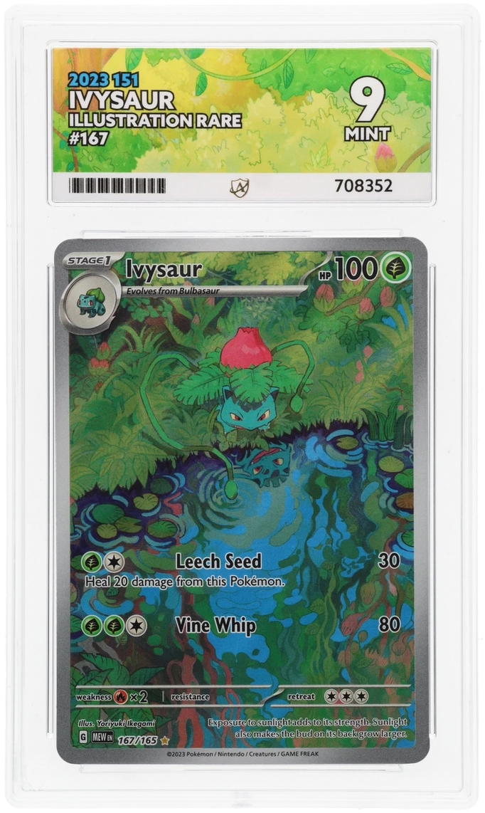 GRADED Ivysaur 167 ACE 9