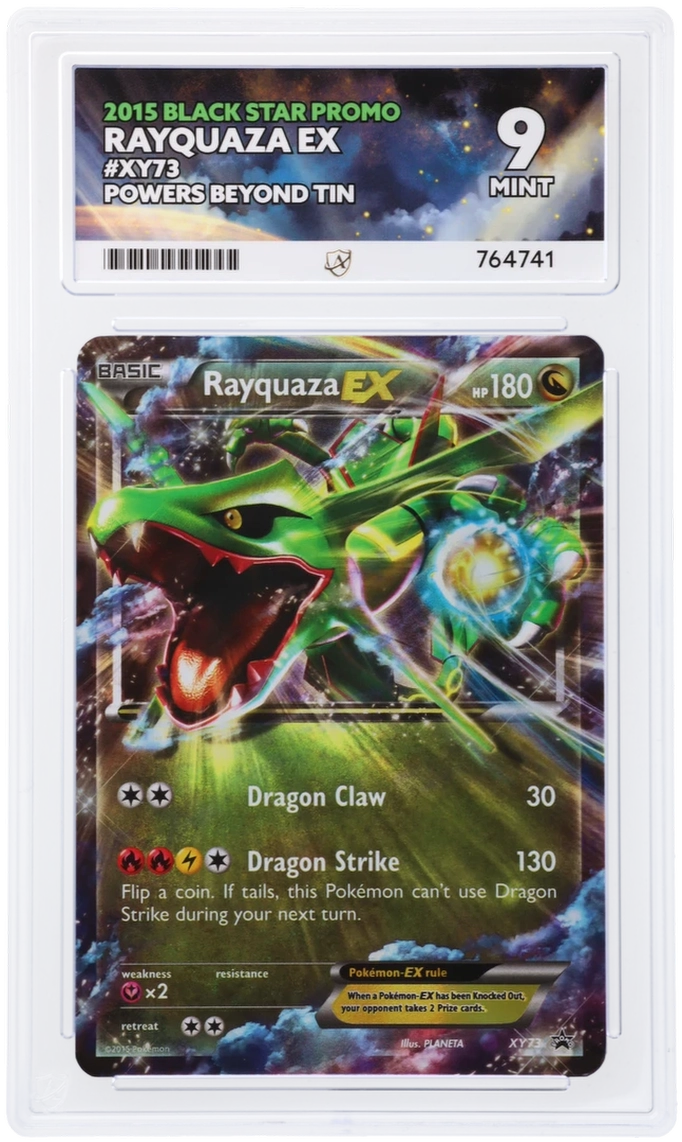 GRADED Rayquaza EX XY73 ACE 9