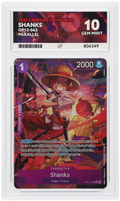GRADED "Shanks — Carrying On His Will OP13-065 — ACE 10 GEM MINT"