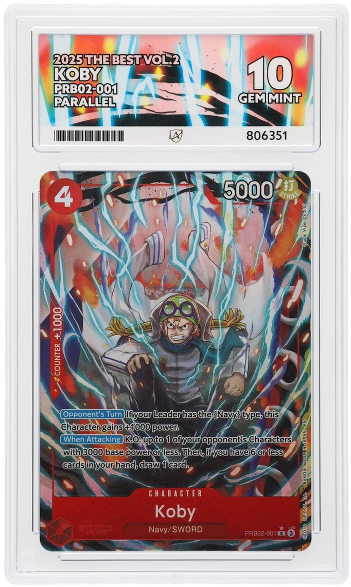 GRADED "Koby — The Best Vol.2 PRB02-001 — ACE 10 GEM MINT"