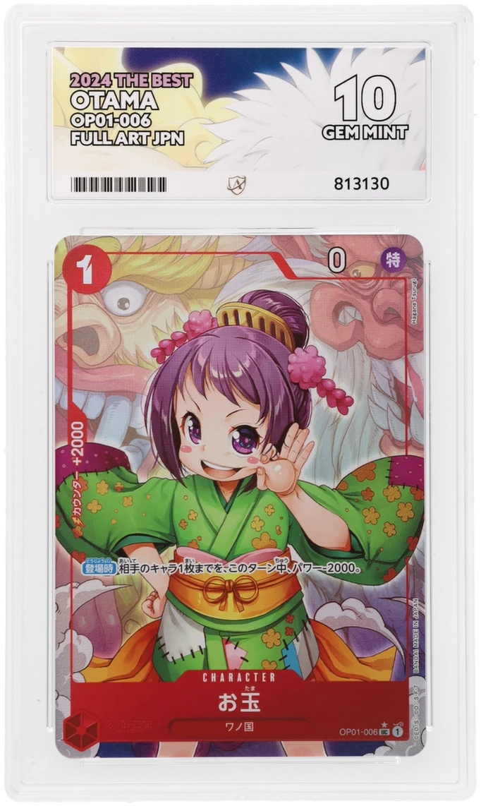 GRADED "Otama — The Best OP01-006 — ACE 10 GEM MINT"